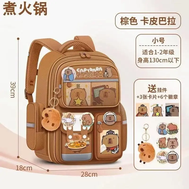 Schoolbags for Primary School Students in Grades 1, 2, and 6, Girls' Cartoon Spine-Protecting and Weight-Reducing Backpacks for Children Aged 6-12 Years Old Wholesale