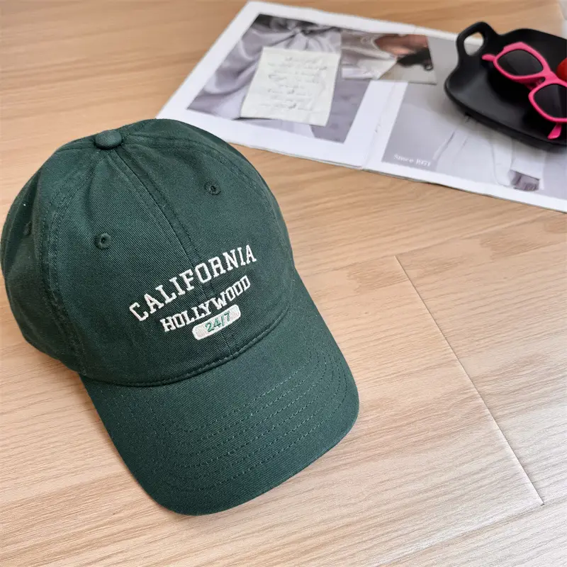 California Multicolor Letter Baseball Cap for Men Women