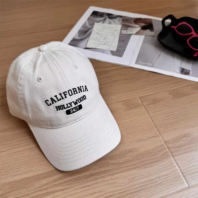 California Multicolor Letter Baseball Cap for Men Women