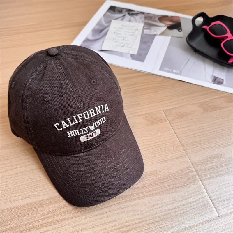 California Multicolor Letter Baseball Cap for Men Women