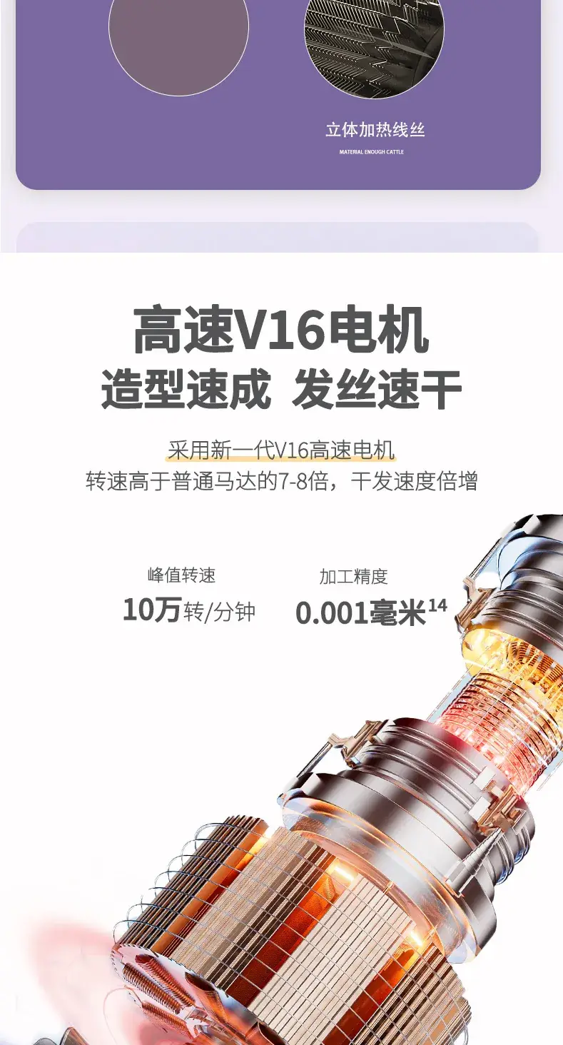 High-Speed Hair Dryer 1200W 360° Wind — feature 19