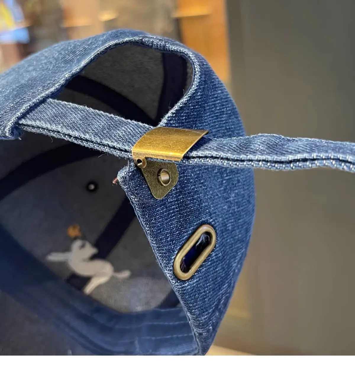 Cartoon Kitten Denim Baseball Cap for Kids Spring Summer — feature 11