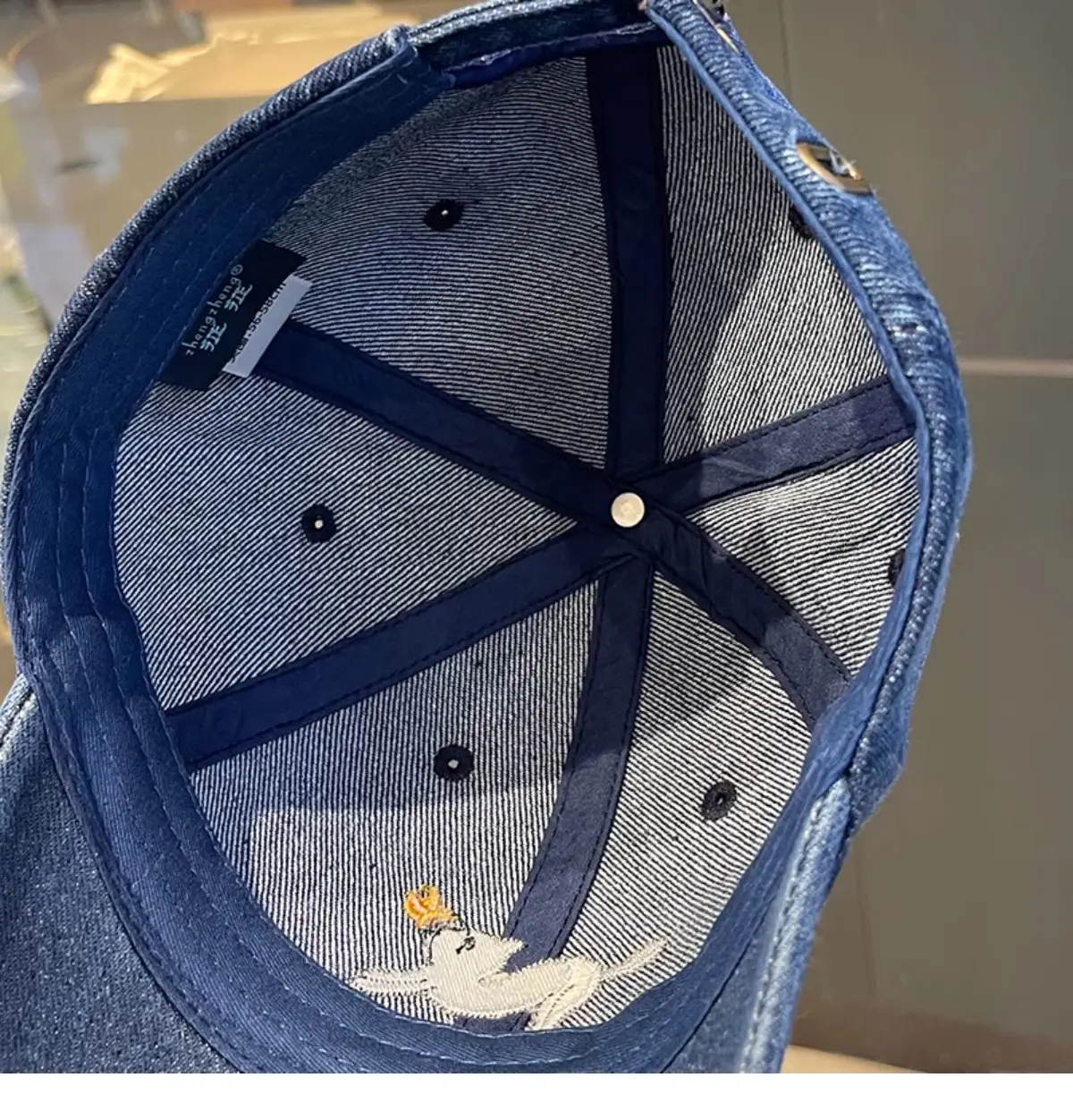 Cartoon Kitten Denim Baseball Cap for Kids Spring Summer — feature 9