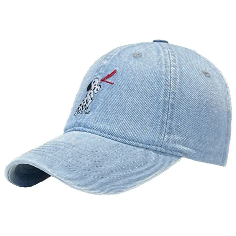 Women Denim Cartoon Cap Sunshade Cap - Image 8
