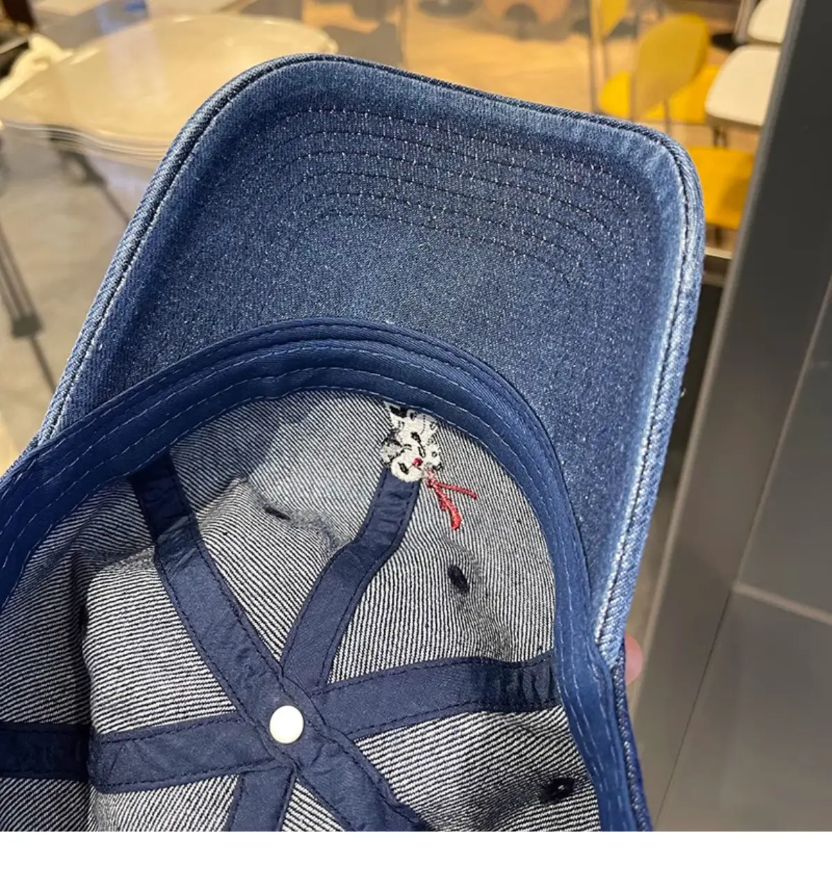 Women Denim Cartoon Cap Sunshade Cap — feature 12