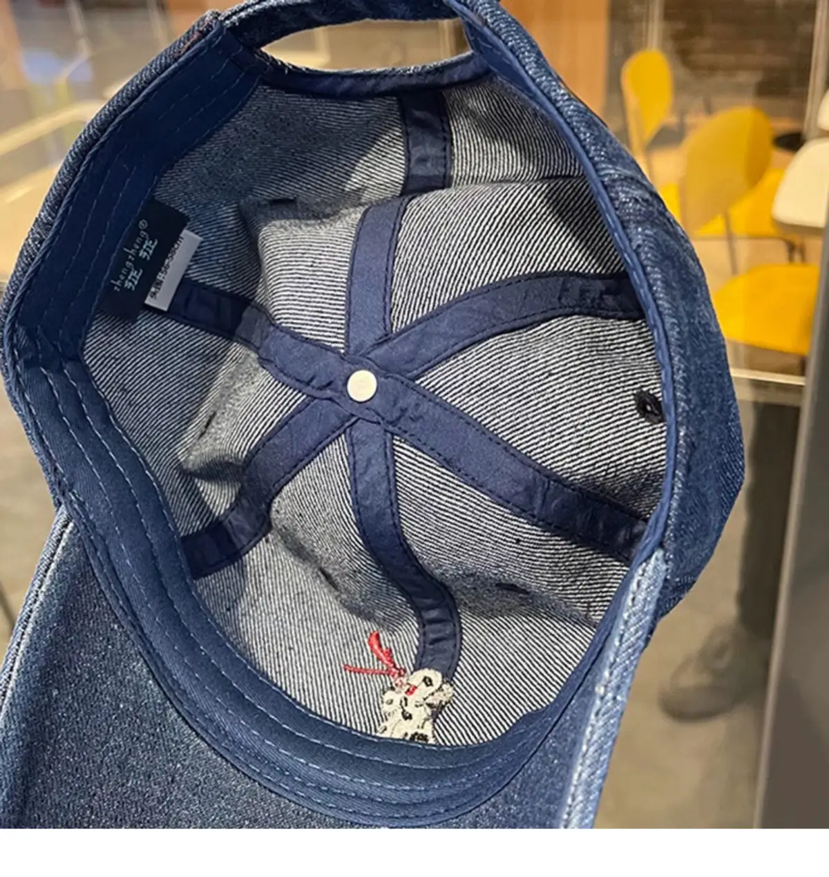 Women Denim Cartoon Cap Sunshade Cap — feature 13