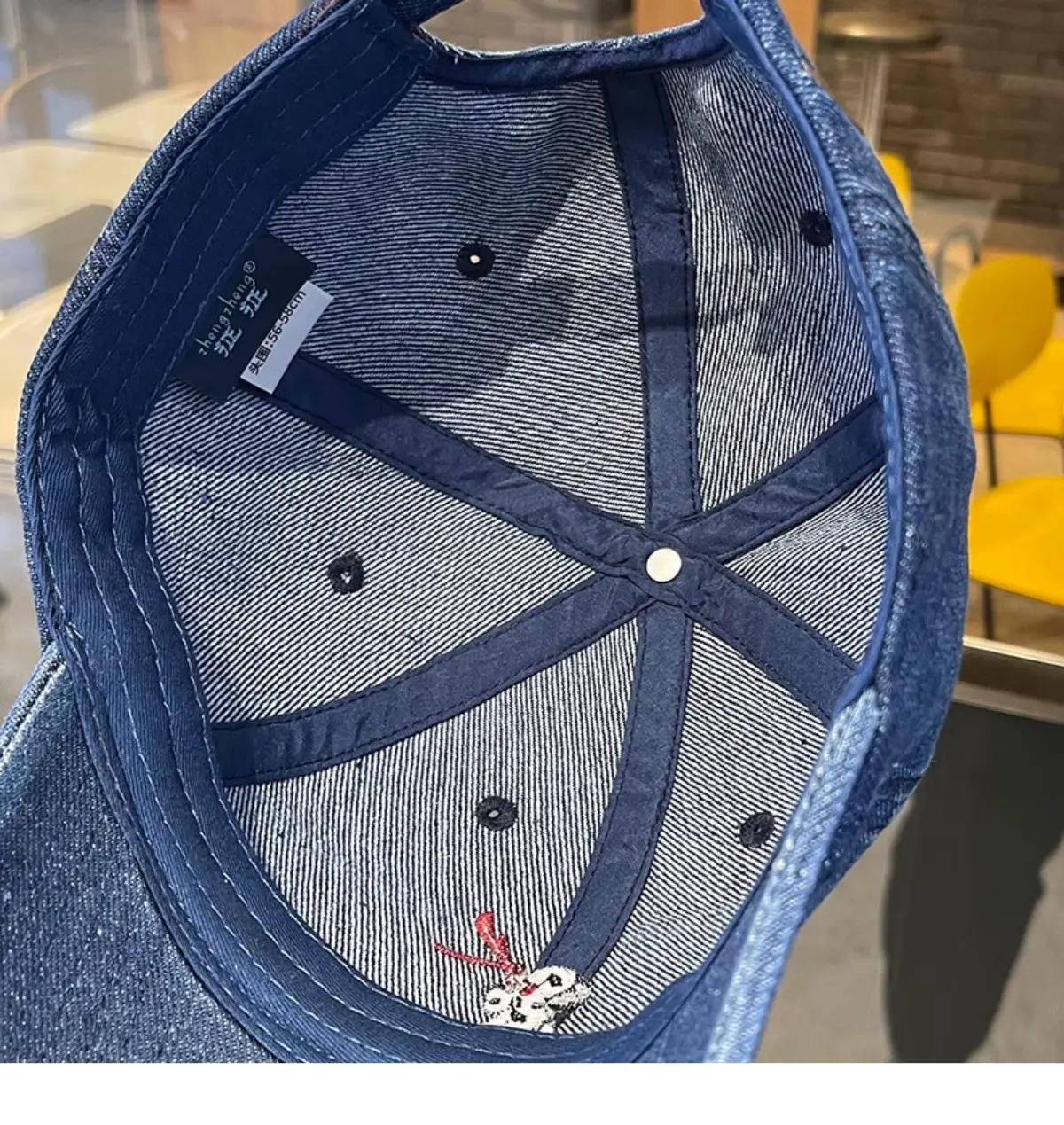 Women Denim Cartoon Cap Sunshade Cap — feature 15