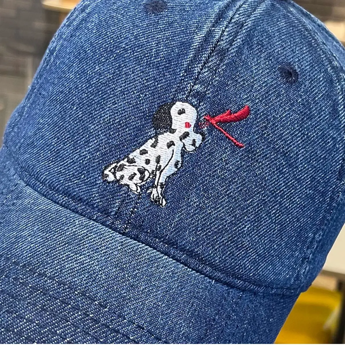Women Denim Cartoon Cap Sunshade Cap — feature 9