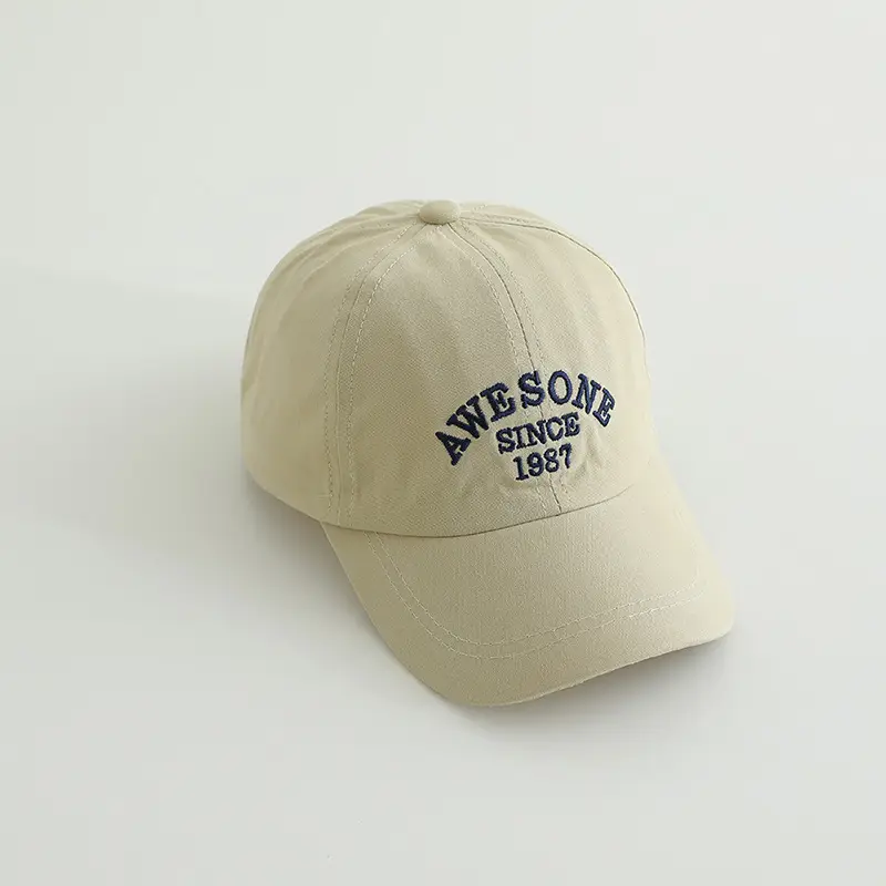 Black "Awesome Since 1967" Baseball Cap for Boys Girls - Image 2