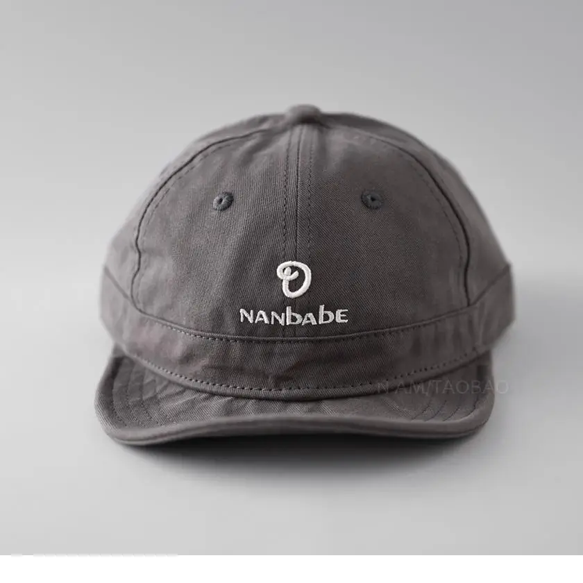 Maroon Japanese Style Baseball Cap for Men Women Sunshade