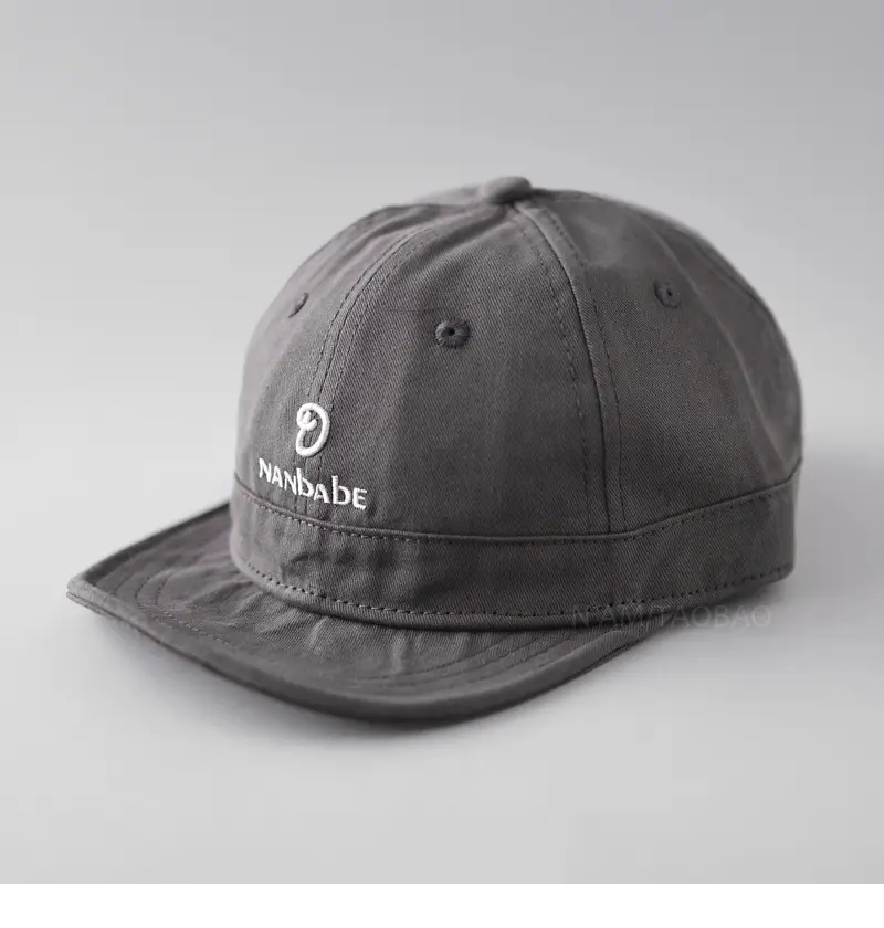 Maroon Japanese Style Baseball Cap for Men Women Sunshade
