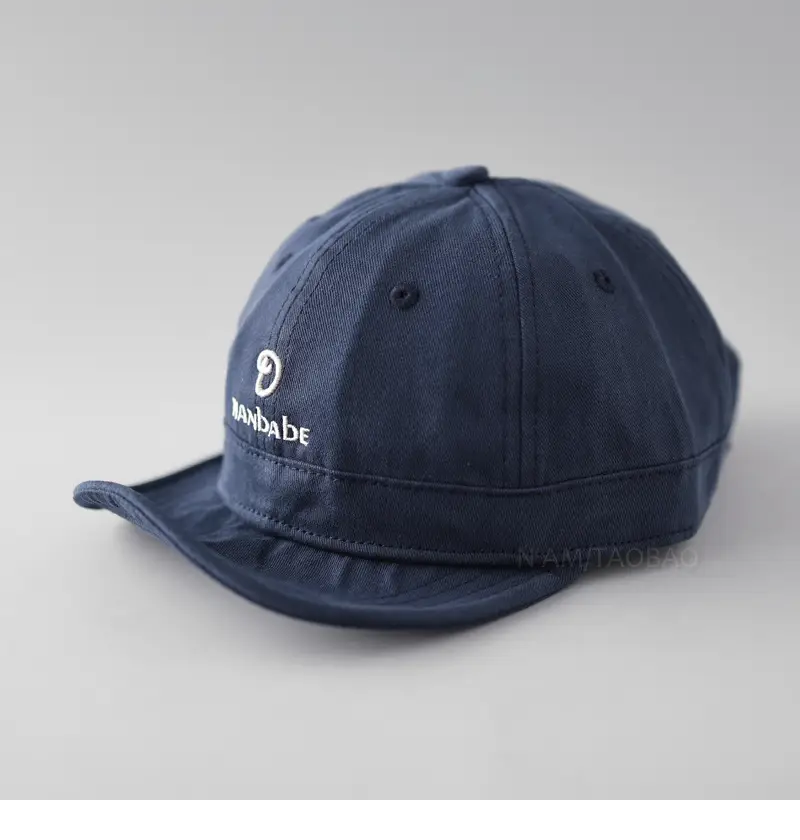 Maroon Japanese Style Baseball Cap for Men Women Sunshade