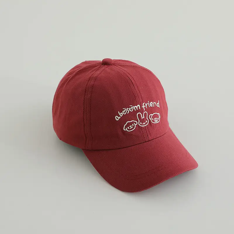 Korean Tide 2-5Yr Brown Bean Hat with Bunny Design - Image 4