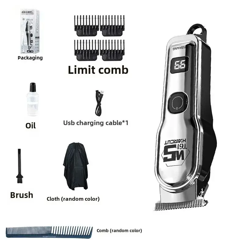 Electric Hair Clipper with 5M Cord & Multiple Tools - Image 3
