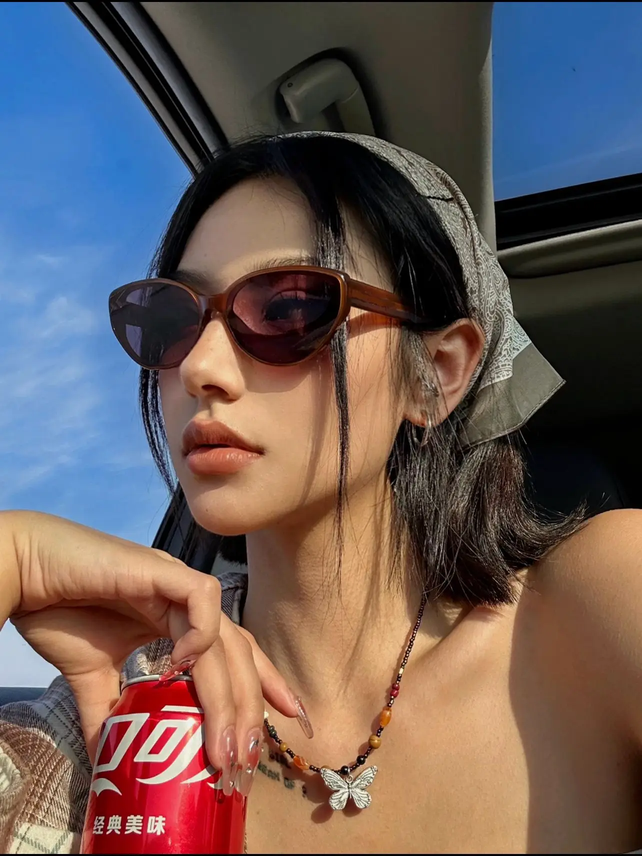 Women Cat's Eye Sunglasses with Advanced Sense Lens β feature 5