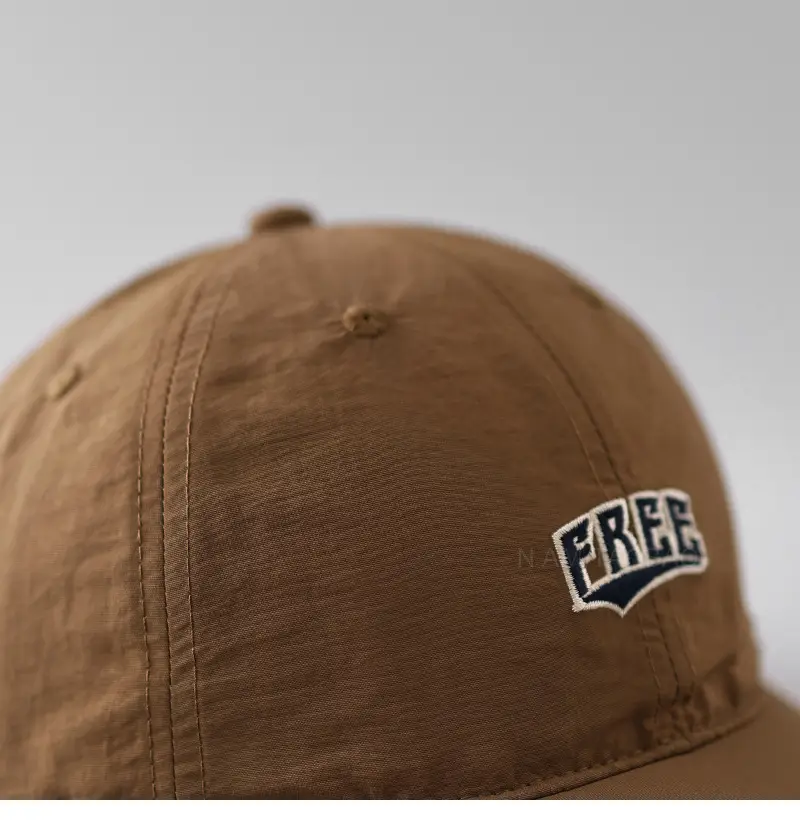 Men Brown "FREE" Baseball Cap — feature 10