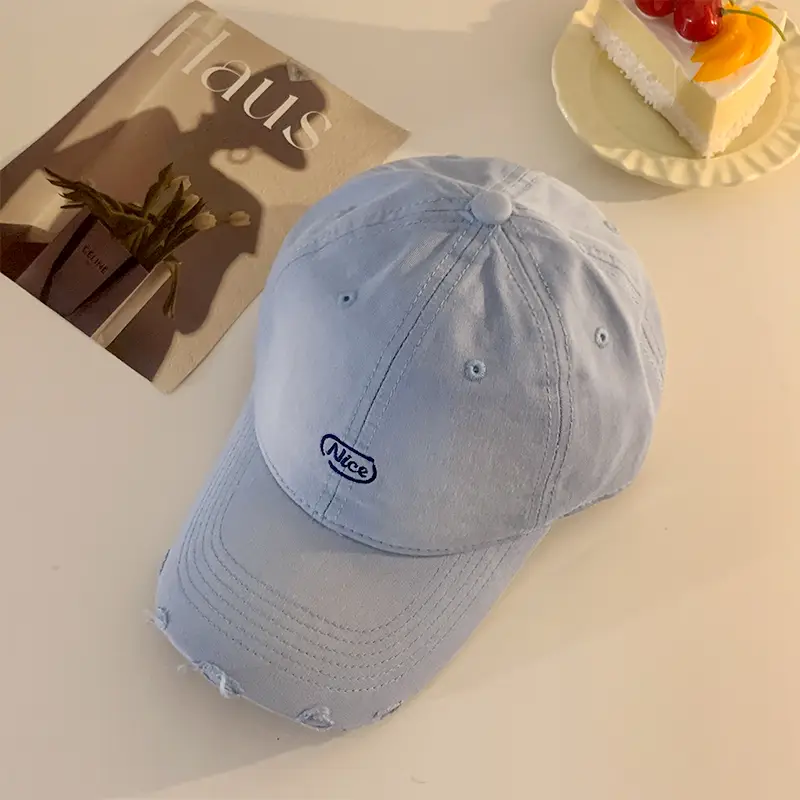 Pink Korean Style Baseball Cap for Women Spring Summer 2025