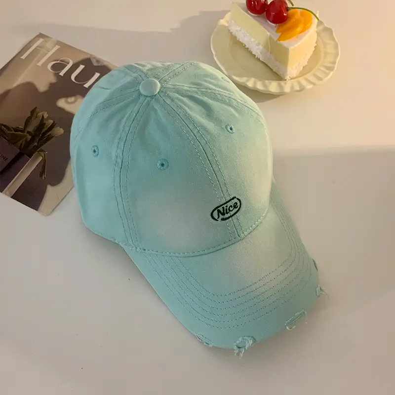 Pink Korean Style Baseball Cap for Women Spring Summer 2025