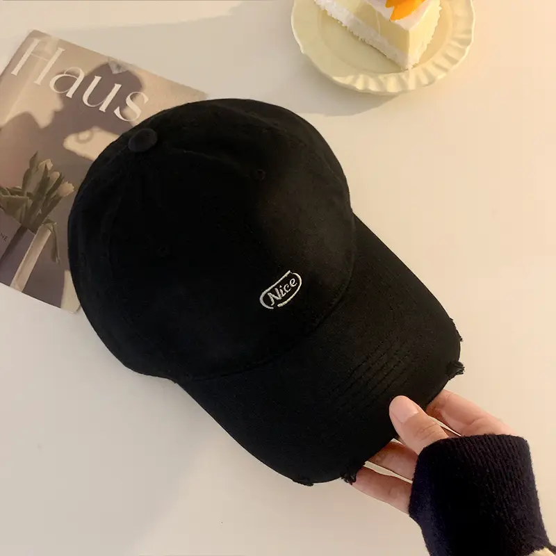 Pink Korean Style Baseball Cap for Women Spring Summer 2025
