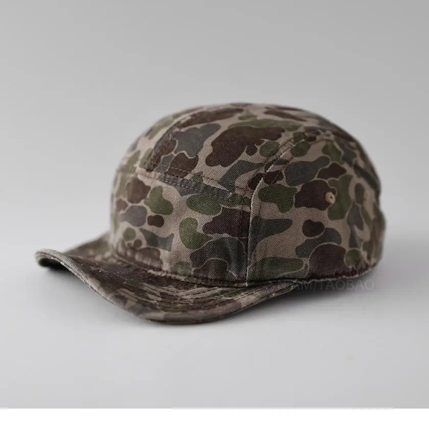 American Retro Camo Baseball Cap Men Women Casual All Match - Image 7