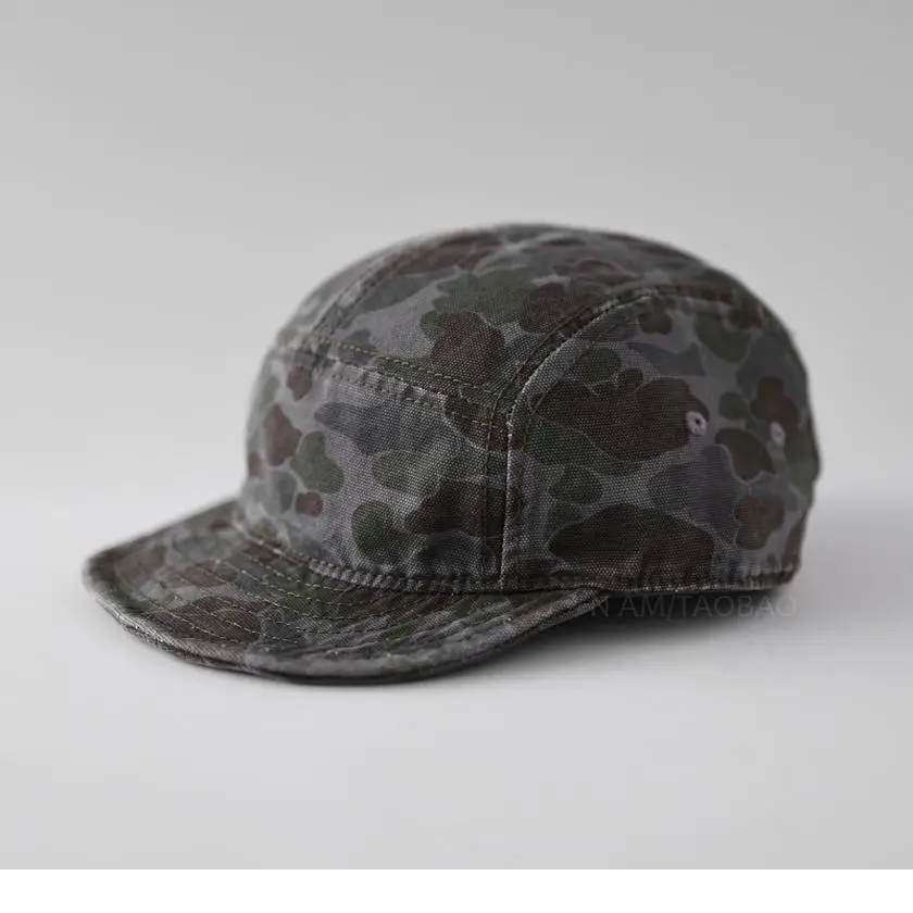 American Retro Camo Baseball Cap Men Women Casual All Match - Image 9