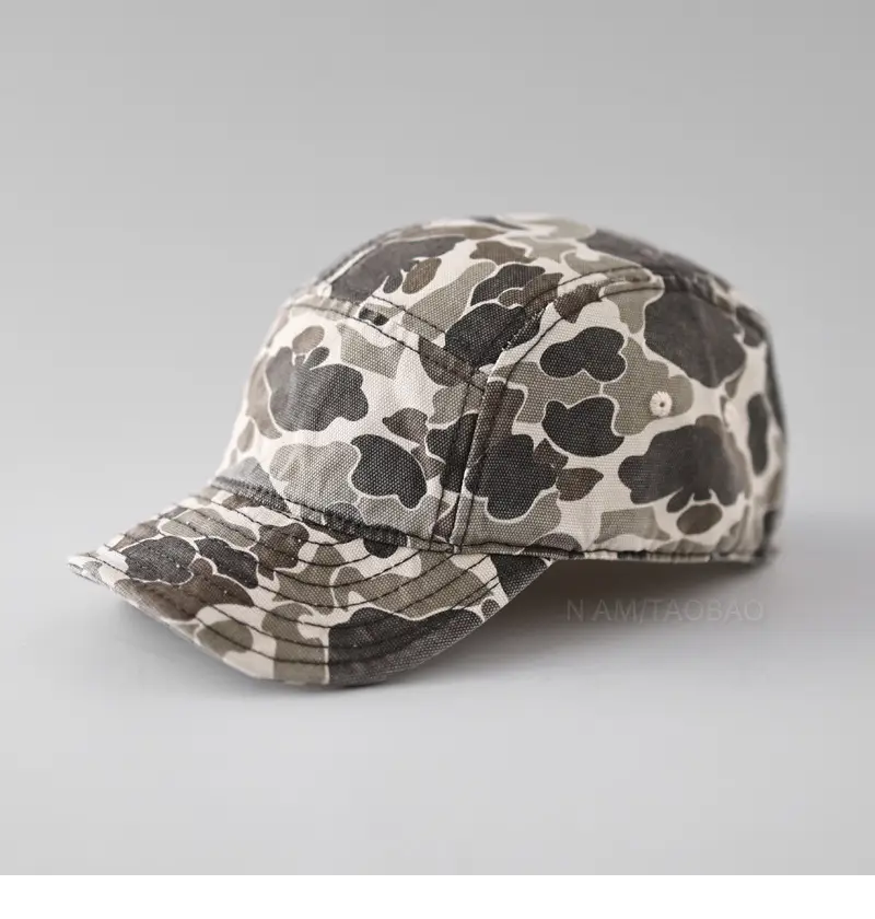 American Retro Camo Baseball Cap Men Women Casual All Match — feature 10