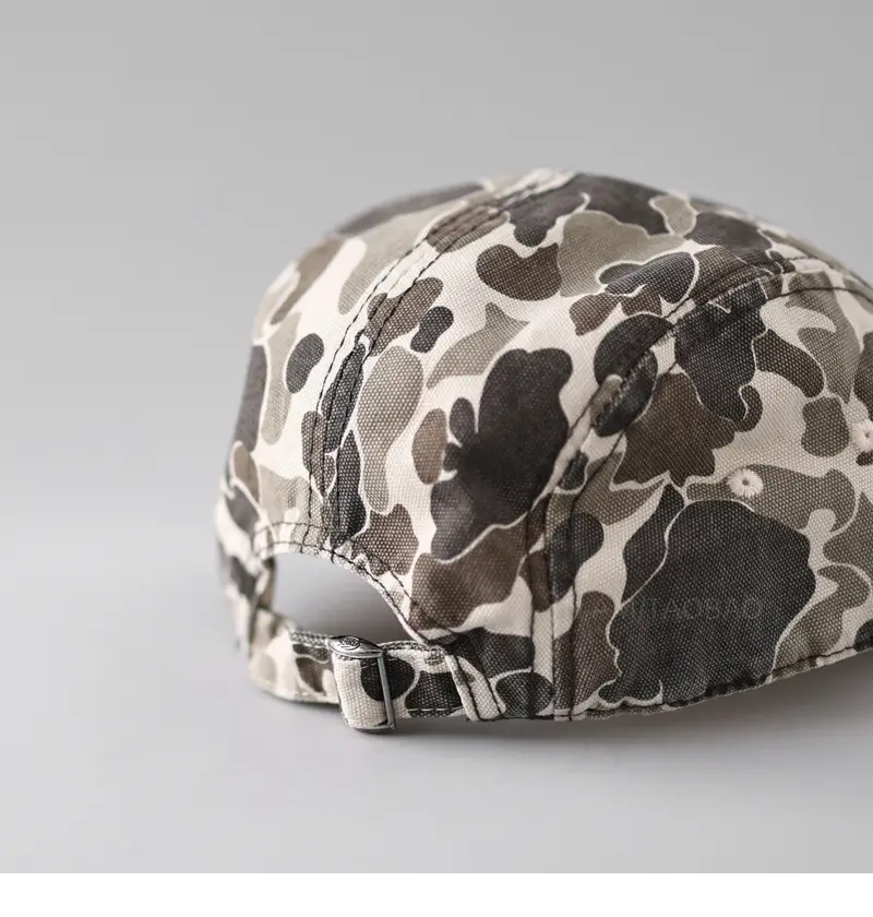 American Retro Camo Baseball Cap Men Women Casual All Match — feature 13