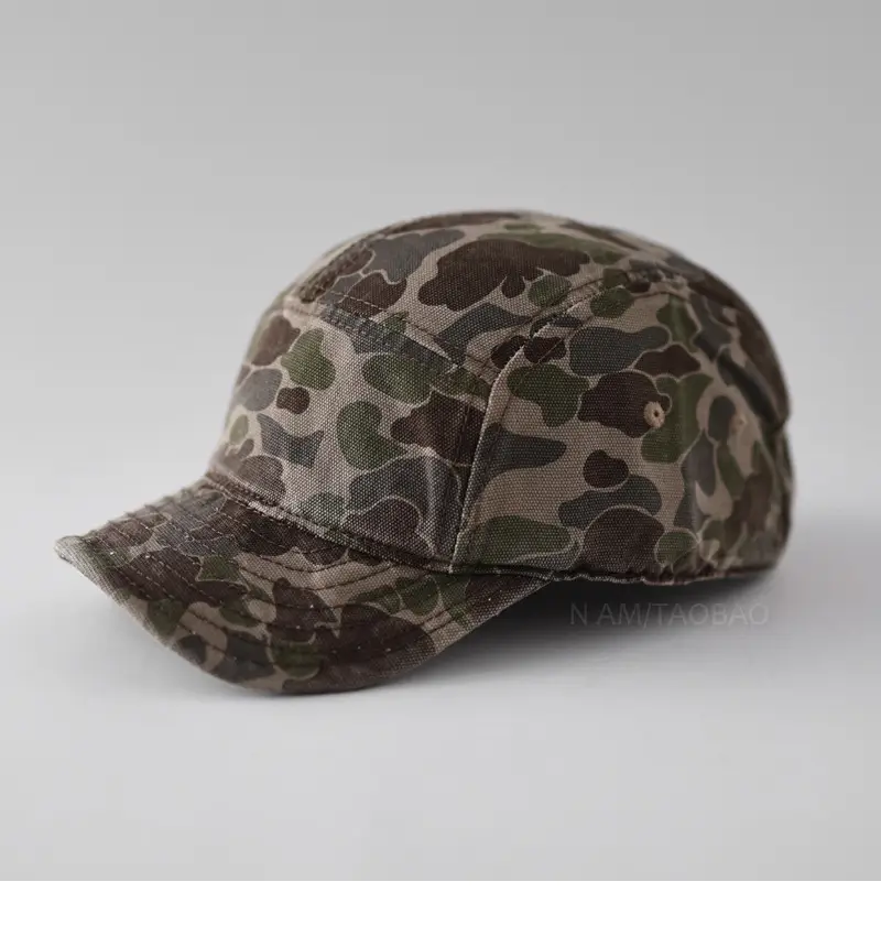 American Retro Camo Baseball Cap Men Women Casual All Match — feature 7