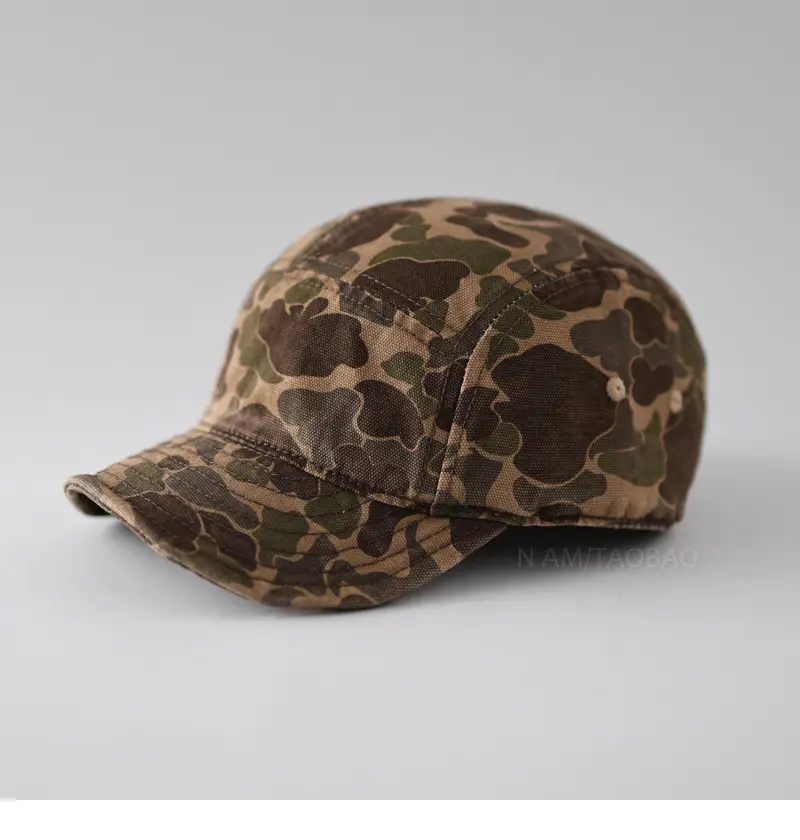American Retro Camo Baseball Cap Men Women Casual All Match — feature 8