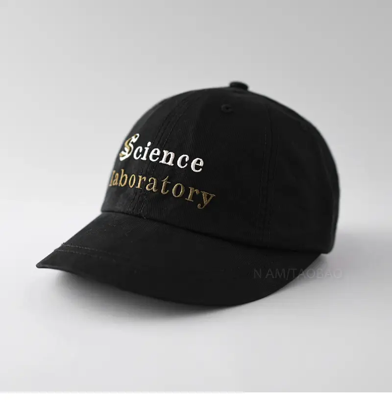 White Letter Embroidered Baseball Cap for Men Women - Image 2