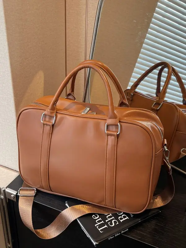 Women's Tan Leather Shoulder Crossbody Bag 2025
