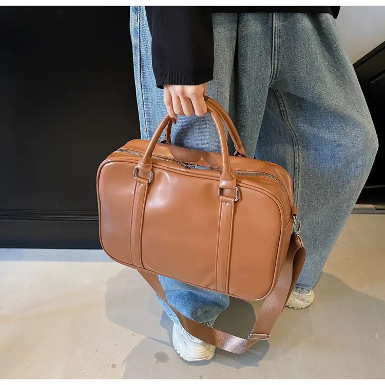 Women's Tan Leather Shoulder Crossbody Bag 2025 — feature 10