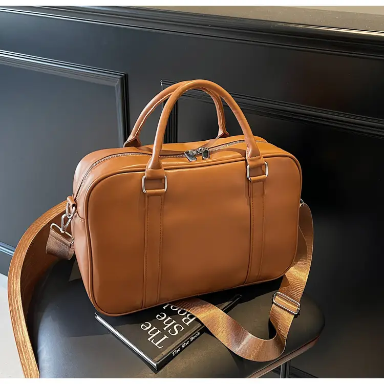 Women's Tan Leather Shoulder Crossbody Bag 2025 — feature 24