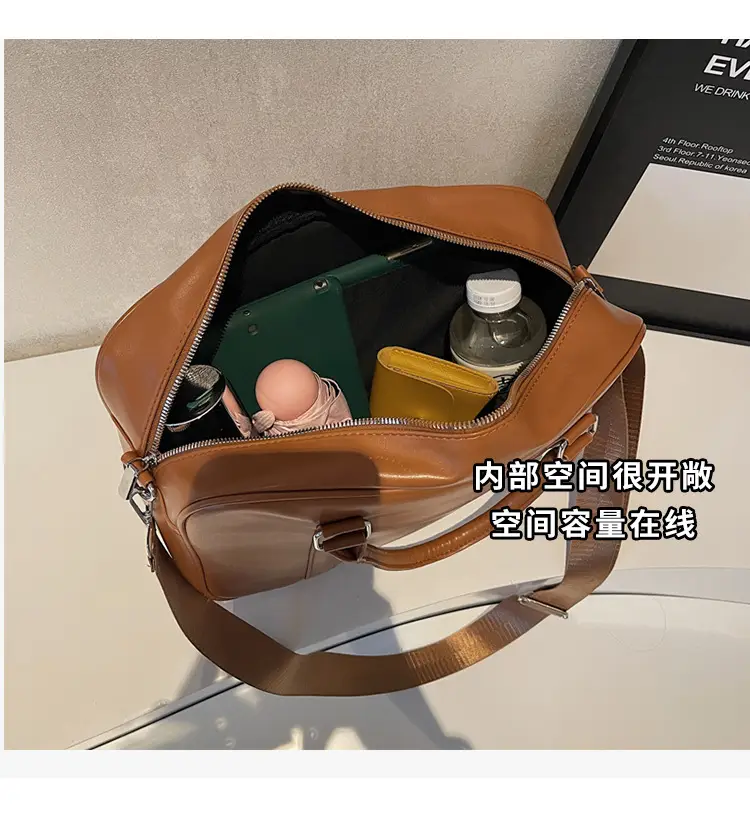 Women's Tan Leather Shoulder Crossbody Bag 2025 — feature 7
