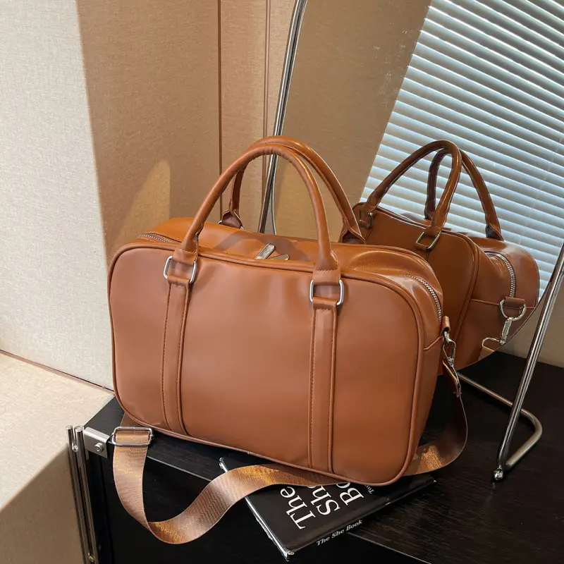 Women's Tan Leather Shoulder Crossbody Bag 2025