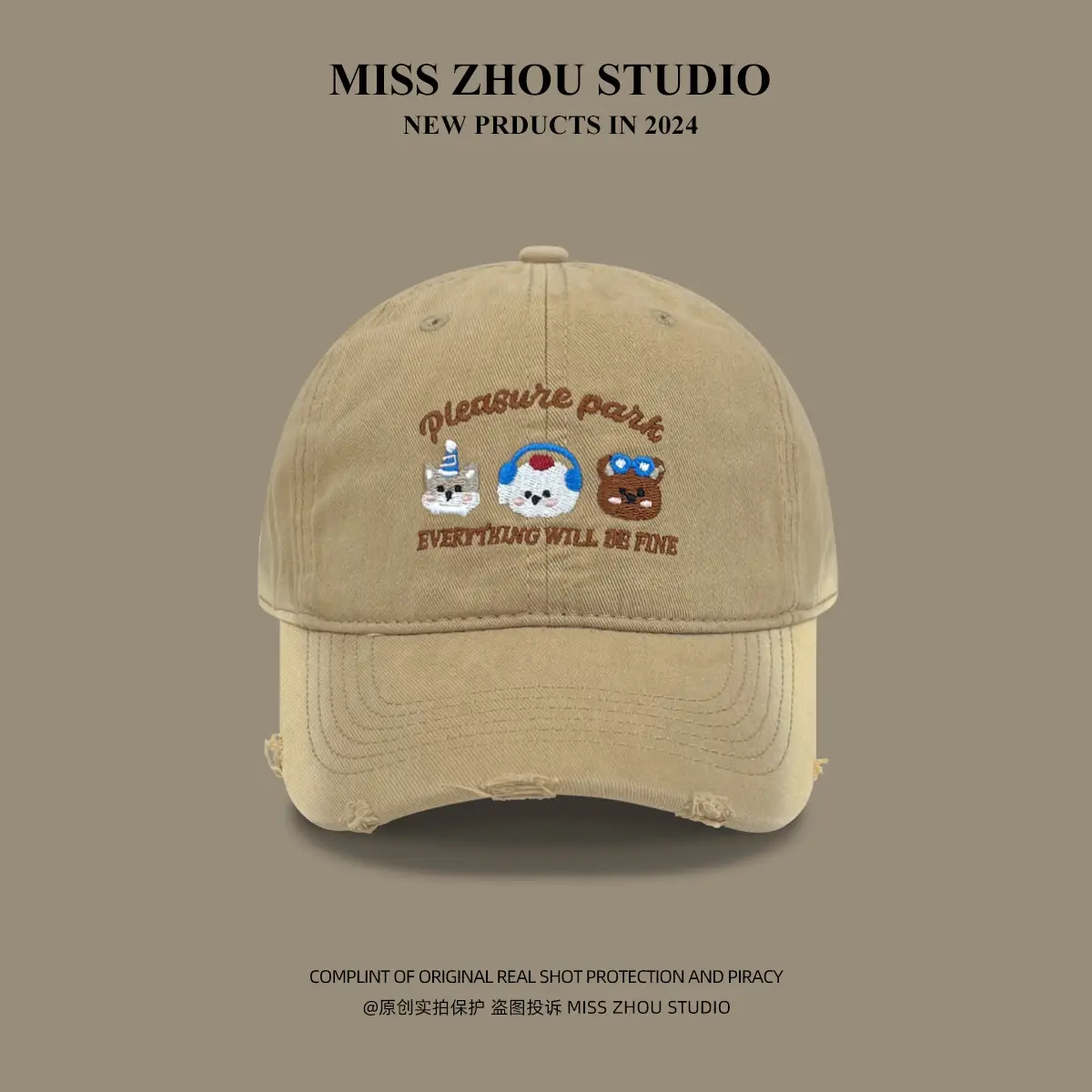 Japanese Style Cute Duck Tongue Hat for Women Spring Summer - Image 11