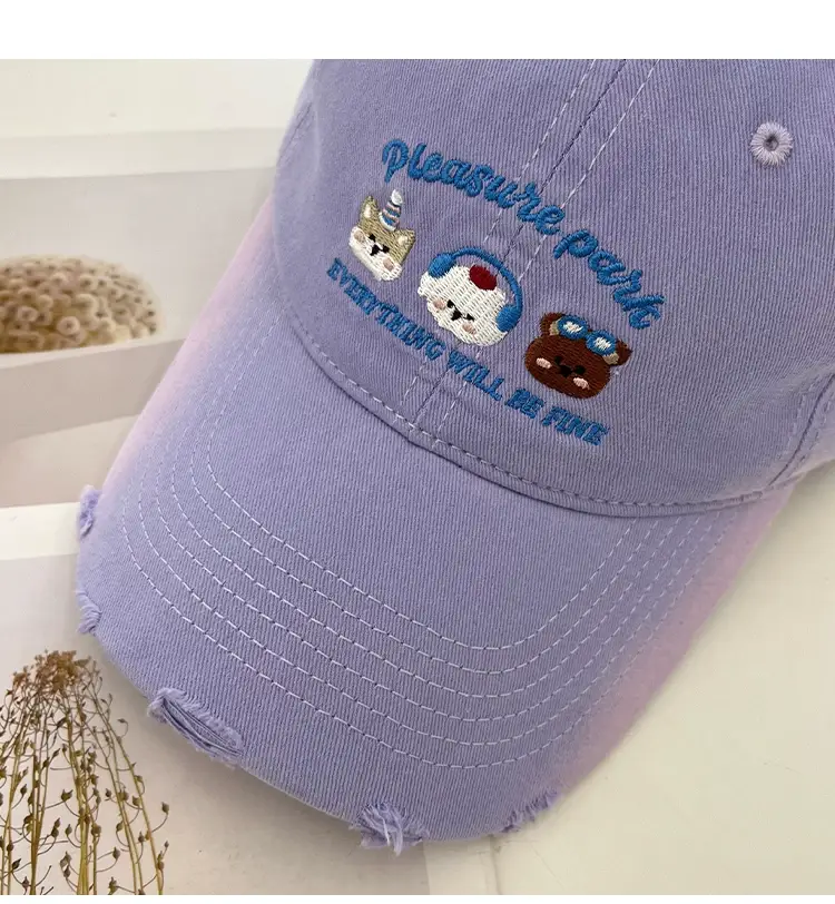 Japanese Style Cute Duck Tongue Hat for Women Spring Summer — feature 18