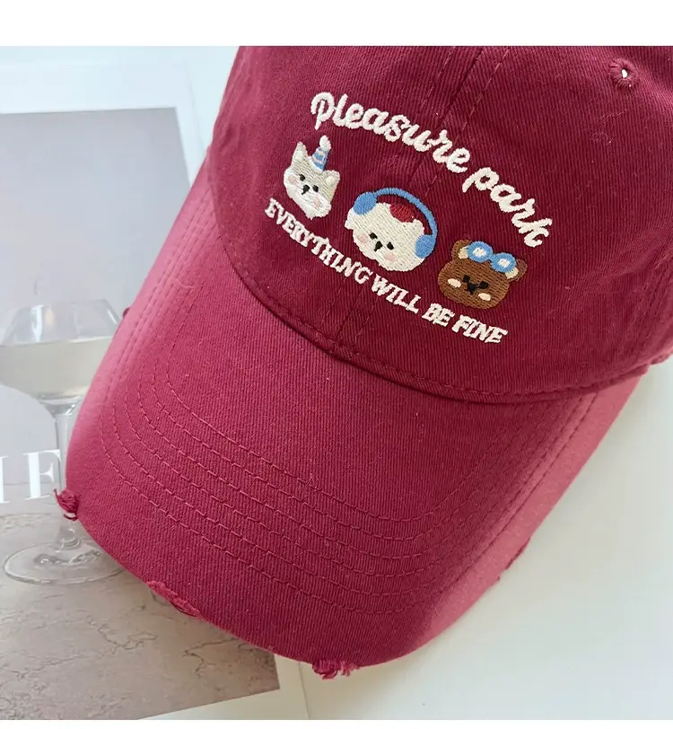 Japanese Style Cute Duck Tongue Hat for Women Spring Summer — feature 24
