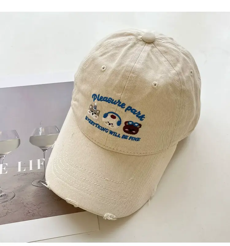 Japanese Style Cute Duck Tongue Hat for Women Spring Summer — feature 4