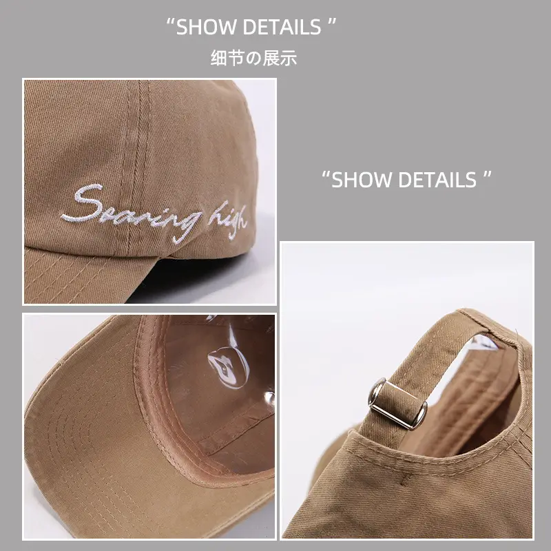 Blue Embroidered Baseball Cap for Women Men - Image 9