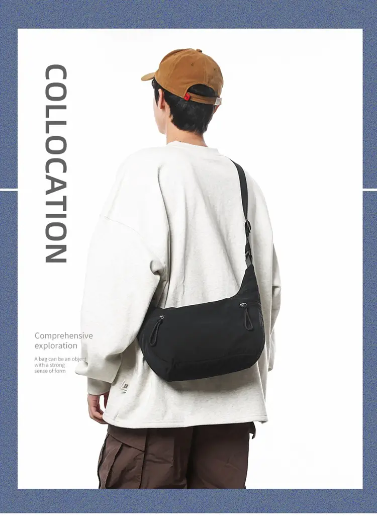 New Crossbody Cattle Bag Waterproof Fashionable Lightweight Fitness Cycling Bag — feature 1