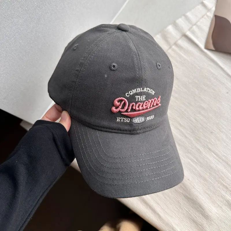 Men's Grey Printed Baseball Cap Small Dreamers - Image 10