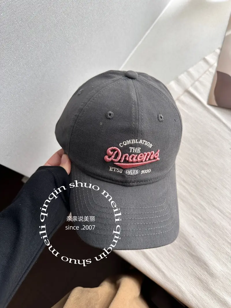 Men's Grey Printed Baseball Cap Small Dreamers - Image 2