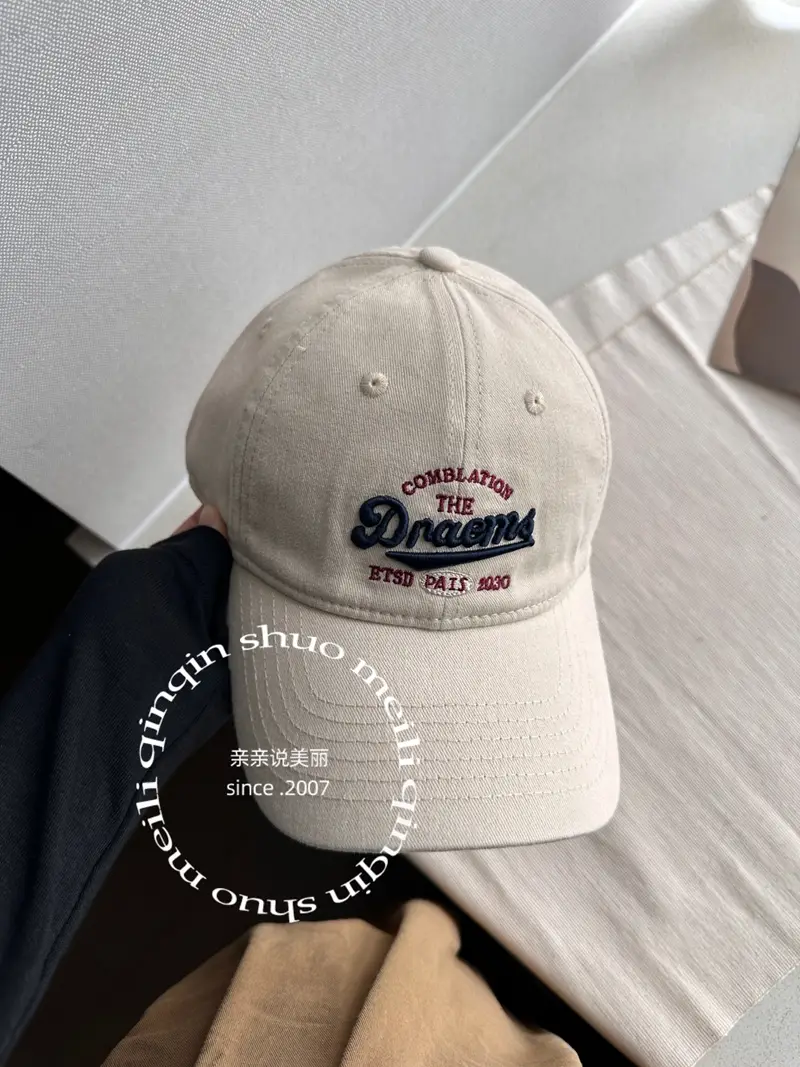 Men's Grey Printed Baseball Cap Small Dreamers - Image 5