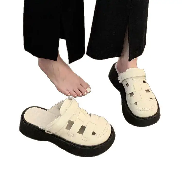 Women's White Hollow Out Sandals 2025 New Cave Mori - Image 7
