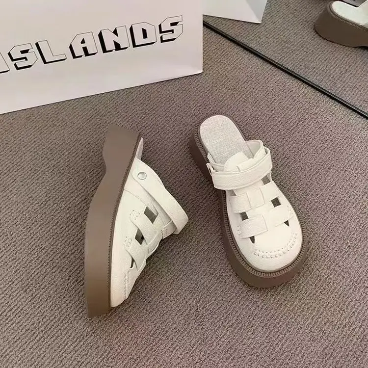 Women's White Hollow Out Sandals 2025 New Cave Mori — feature 10