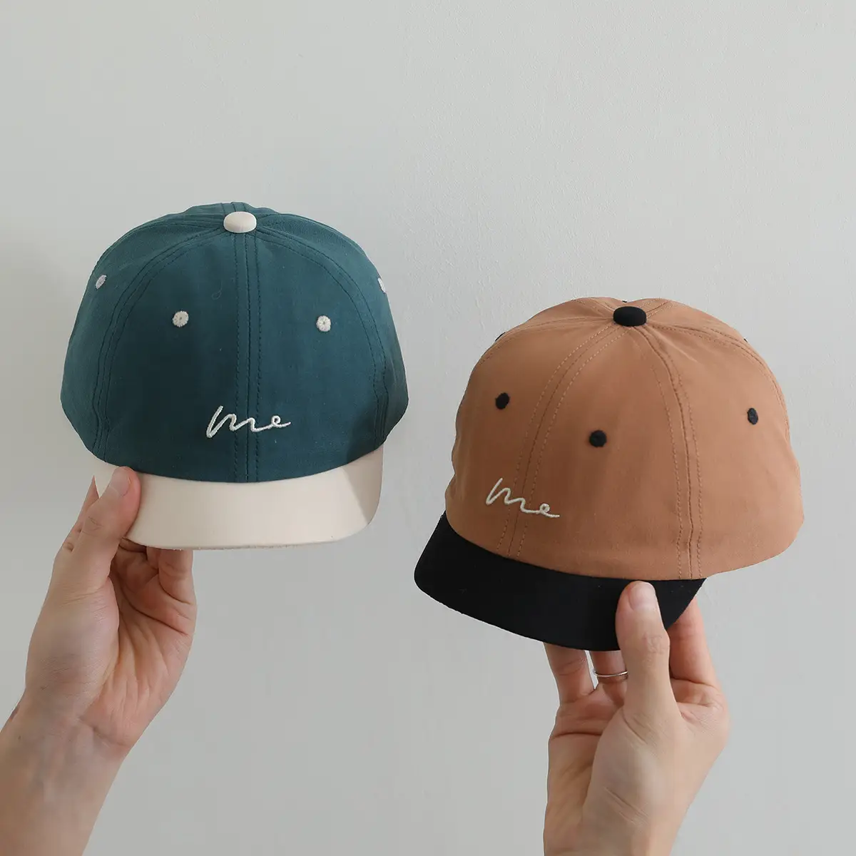 Kids Embroidered Baseball Caps Set of 2 β feature 4