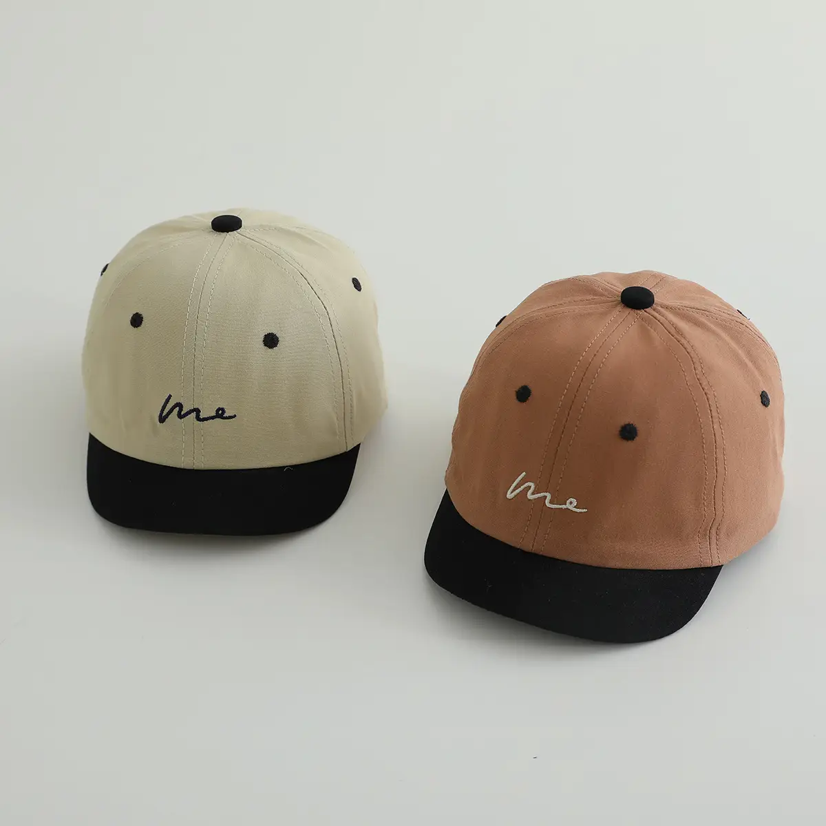 Kids Embroidered Baseball Caps Set of 2 β feature 6