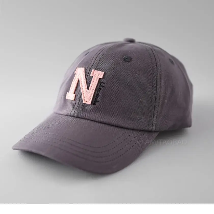 Korean Letter Embroidered Baseball Cap Men Women - Image 7