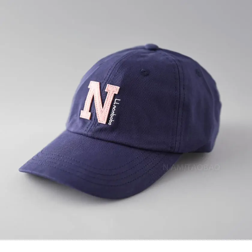 Korean Letter Embroidered Baseball Cap Men Women - Image 11